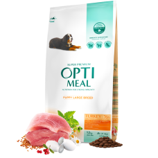 Optimeal Puppies корм для щенков крупных пород с индейкой