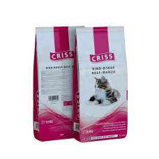 Criss сухой корм для кошек говядина 10кг