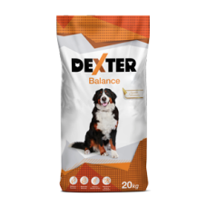 Dexter Balance полнорационный корм для взрослых собак больших пород, 20 кг.
