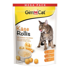 Витамизированные таблетки для кошек GimCat Kase Rollis сырные шарики, пауч, 425 г