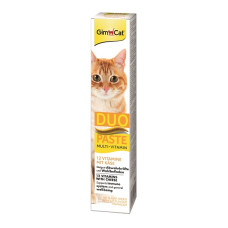 Паста для кошек GimCat DUO PASTE Multi-vitamin 12 vitamins with cheese 12 витаминов и сыр, 50 г
