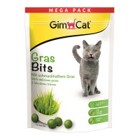 Витамизированные таблетки для кошек GimCat Gras Bits травяные шарики, пауч, 425 г