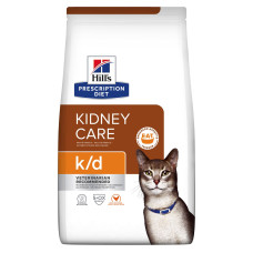 Лечебный корм Хиллс для кошек – Hill’s Prescription Diet Feline k/d для почек с курицей