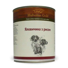 Консерви для собак Hubertus Gold говядина и рис 800г