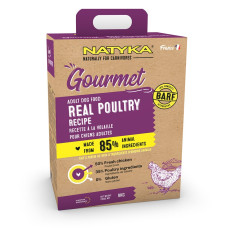 Natyka Gourmet Adult Poultry для собак c птицей 3кг