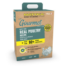 Natyka Gourmet Puppy для щенков с птицей 3кг