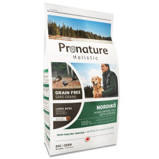 Pronature Holistic Dog Nordikо Large Bites (Пронатюр Холистик) корм для собак средних и крупных пород с индейкой с ягодами