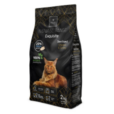 REX NR Cats Exquisite Sterilised Chicken & Turkey сухой корм для для взрослых стерилизованных кошек со свежей курицей и индейкой 2кг