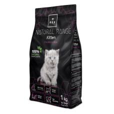 Rex Natural Range Kitten сухой корм для котят с курицей и рисом 1кг