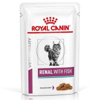 Лечебный влажный корм для кошек Royal Canin Renal Fish с рыбой 85г