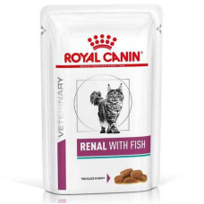 Лечебный влажный корм для кошек Royal Canin Renal Fish с рыбой 85г