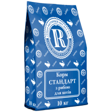 Корм Ройчер Стандарт для котов корм с рыбой 10 кг