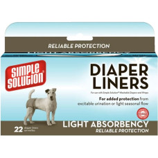Гигиенические подгузники для животных Simple Solution Disposable Diaper Liners - Light Flow (22P) - по 22шт