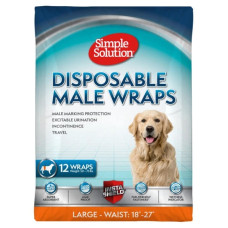Гигиенический пояс для кобелей Simple Solution Disposable Male Wrap Large (12 p) L