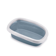 Туалет для кошек Stefanplast "Sprint 20", 58*39*17 см (металлический синий)