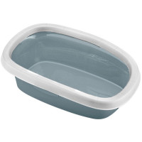 Туалет для кішок Stefanplast Sprint 10, 43 x 31 x 14 см (металевий синій)