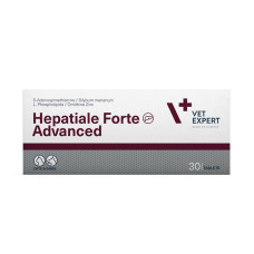 Vet Expert Hepatiale Forte Advanced Пищевая добавка для поддержки и защиты функций печени у кошек и собак, 30 таб.