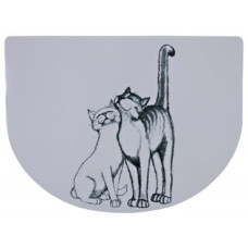 Коврик под миску для кошек Trixie “Котики” (24540)