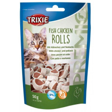 Лакомства для кошек Trixie Esquisita Premio с курицей и минтаем (42702)