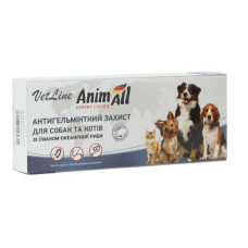 Таблетки от глистов для собак и кошек Animall (1 таб)
