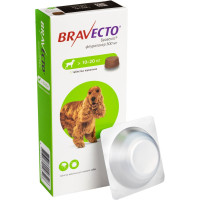BRAVECTO (Бравекто) - Жувальна таблетка від кліщів і бліх для собак вагою від 10 до 20 кг (1 таб.)
