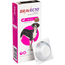 BRAVECTO (Бравекто) – Жевательная таблетка от клещей и блох для собак весом от 40 до 56 кг (1 таб.)