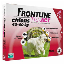 Капли Фронтлайн (Frontline TRI-ACT) от клещей, блох и комаров для собак весом от 40 до 60 кг