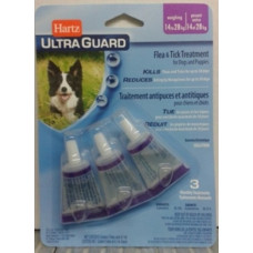 Hartz UltraGuard 3 в 1 Капли для собак от блох и клещей от 14 до 28 кг (3шт)