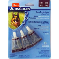 Hartz UltraGuard 3 в 1 Капли от блох и клещей для больших собак весом от 28 кг (3шт)