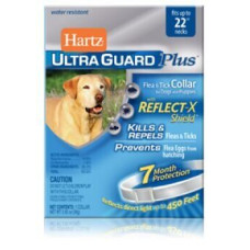 Hartz UltraGuard PLUS Ошейник против блох, яиц блох и клещей (для щенков и собак) светоотражающий 55 см