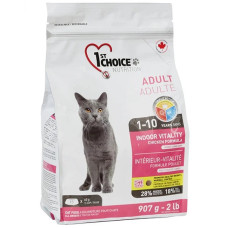 1st Choice (Фест Чойс) Indoor Vitality корм для котов с курице