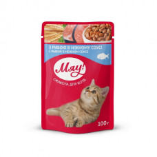 Консервы для кошек МЯУ! с рыбой