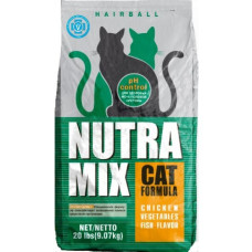 Nutra Mix Hairball корм для кошек с выводом шерсти 9.07 кг