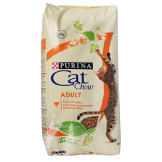 Purina Cat Chow Adult Сухой корм для кошек с курицей 15 кг