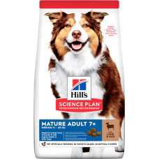 Hills Mature Adult 7+ Medium с ягненком для пожилых средних собак