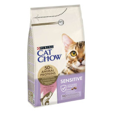 Сухой корм Purina Cat Chow Sensitive Salmon с лососем