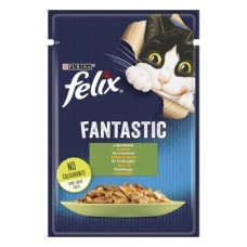 Консервований корм Purina Felix Fantastic з кроликом в желе 85 г