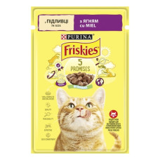 Влажный корм Friskies пауч ягненок в подливе 85г для кошек