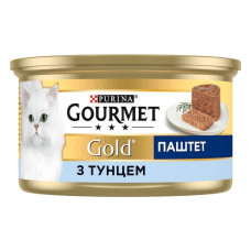 Влажный корм Purina Gourmet Gold для котов, Паштет, Тунец 85 г 