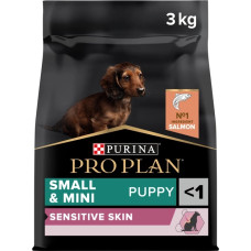 Сухой корм PRO PLAN Small&Mini Adult 1+ Sensitive Skin для взрослых собак мелких пород с чувствительной кожей, с лососем
