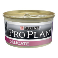 Влажный корм Purina Pro Plan Delicate для взрослых кошек с чувствительной пищеварительной системой с индейкой 85г