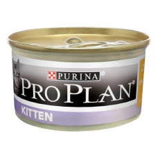 Влажный корм Pro Plan консервированный мусс курица для котят 85г