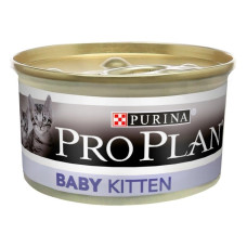 Влажный корм Pro Plan Baby Kitten мусс курица для котят 85г