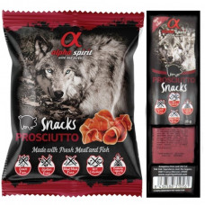 Alpha Spirit Dog Snacks Prosciutto полувлажные лакомства из прошуто, кубики