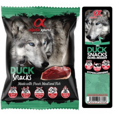 Alpha Spirit Dog Snacks Duck полувлажные лакомства из утки, кубики