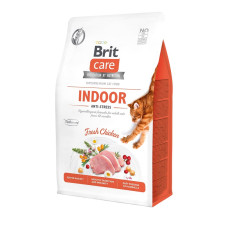 Сухой корм для кошек, живущих в помещении Brit Care Cat GF Indoor Anti-stress
