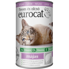 EuroCat консервы для кошек со вкусом печени 415г