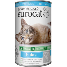 EuroCat консервы для кошек со вкусом рыбы 415г