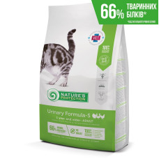 Nature's Protection Urinary Formula-S сухой корм для взрослых стерилизованных котов и кошек для профилактики и лечения МКБ с мясом птицы
