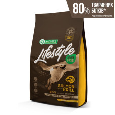 Nature's Protection Lifestyle Grain Free Salmon with krill Starter For Puppies сухой беззерновой корм с лососем и крилем для щенков (стартер) всех пород 